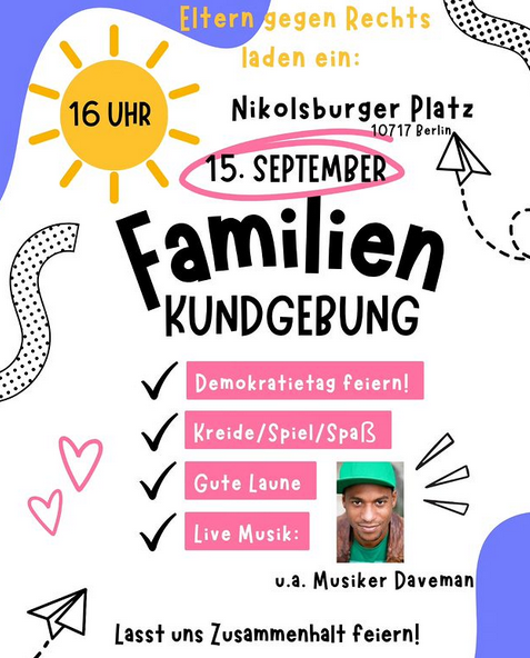 FAMILIEN KUNDGEBUNG