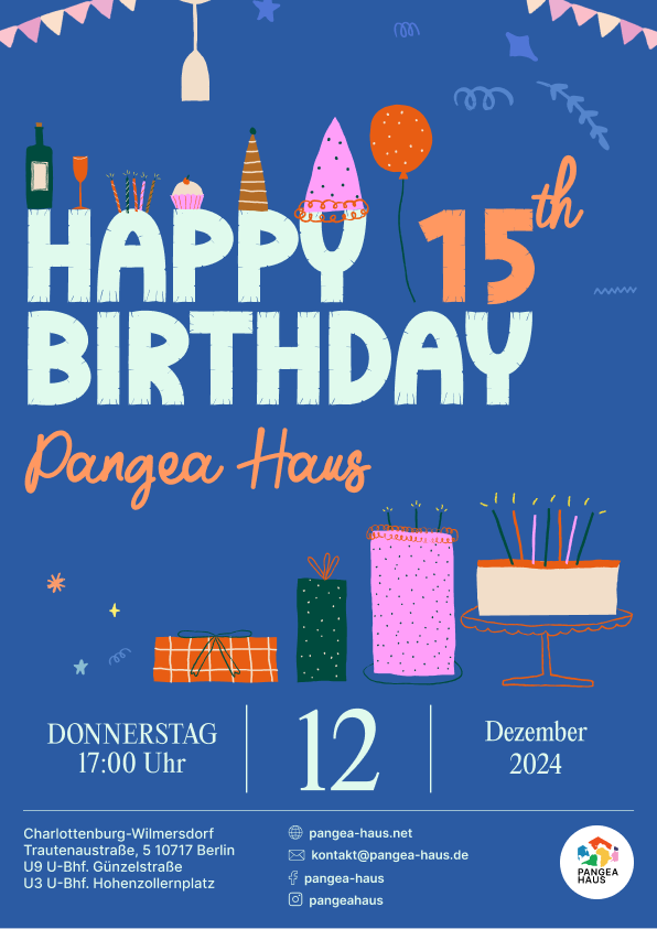 Pangea Haus wird 15!