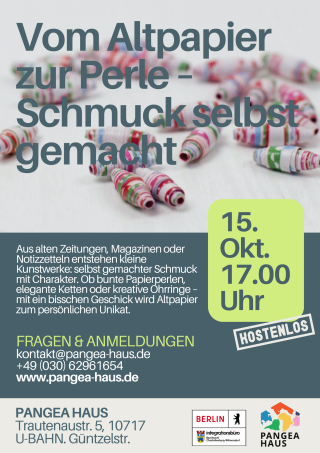 VOM ALTPAPIER ZUR PERLE - SCHMUCK SELBST GEMACHT