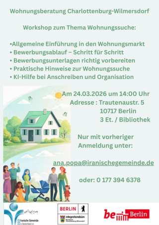 Workshop zum Thema Wohnungssuche