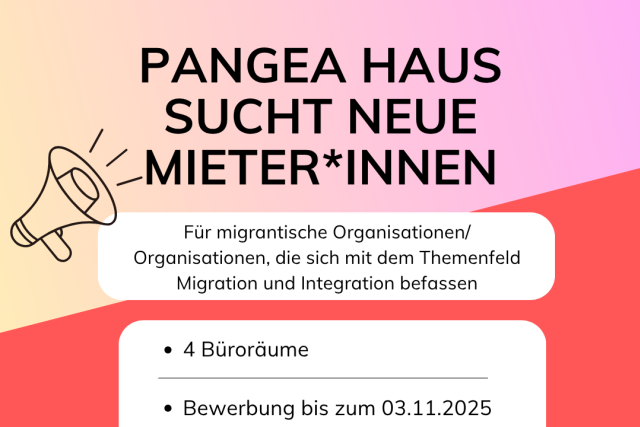 Das Pangea-Haus in Wilmersdorf sucht neue Mieter*innen!