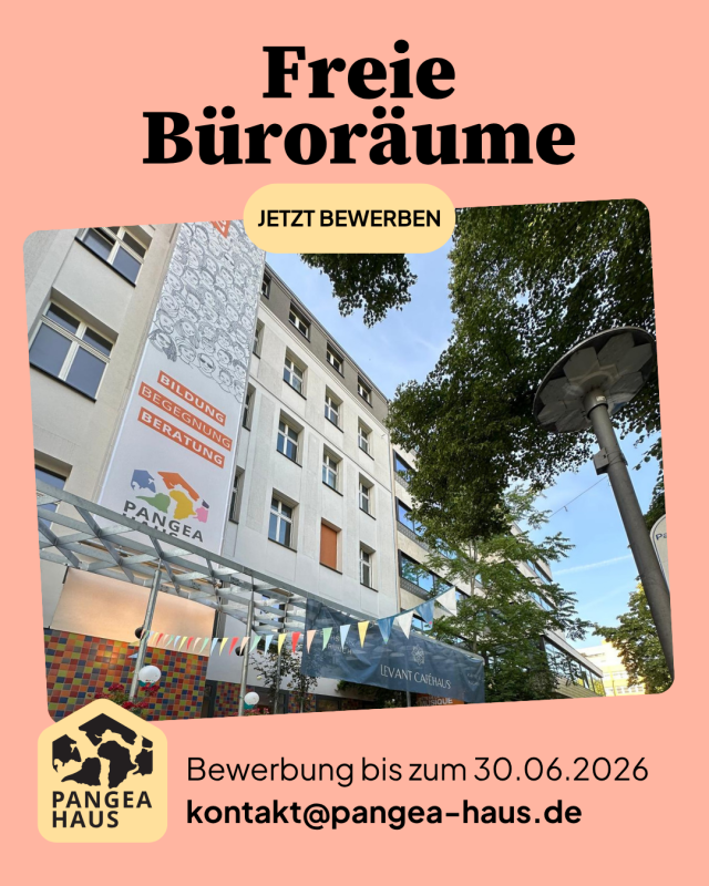Das Pangea-Haus sucht neue Mieter*innen!