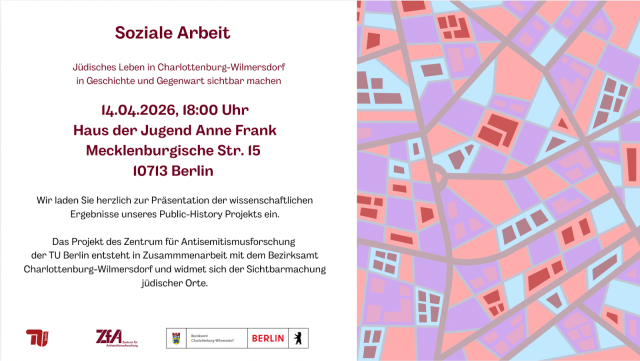 Jüdisches Leben in Charlottenburg-Wilmersdorf sichtbar machen