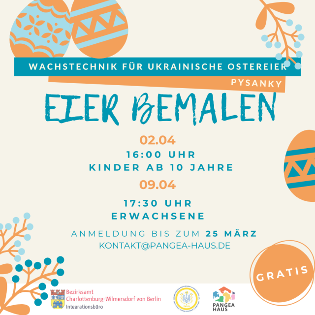 Pysanky - Eier bemalen nach ukrainischer Tradition
