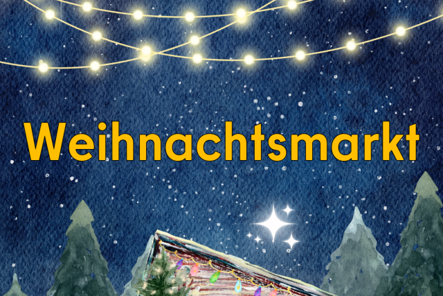 Einladung zum Weihnachtsmarkt am 9.12.