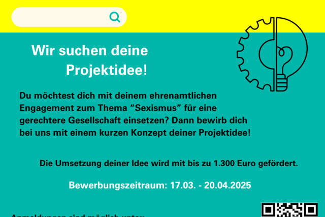 Wir suchen deine Projektidee!